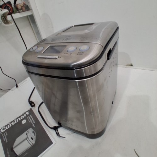 CUISINART COMPACT AUTOMATIC BREAD MAKER - MAKES 2LB LOAVES - BRUSHED STAINLESS (MODEL: CBK-110C) image 4