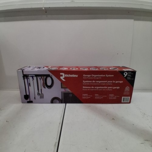9PC RICHELIEU GARAGE HARDWARE STORAGE KIT - BLACK (MODEL : 1116322) image 4