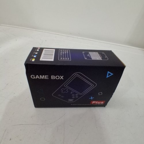 GAME BOX PLUS HANDHELD RETRO GAME CONSOLE PRELOADED WITH 400+ RETRO GAMES WITH RECHARGEABLE BATTERY AND CONTROLLER - BLUE image 3