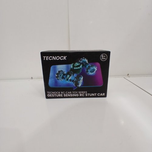 TECNOCK GESTURE SENSING REMOTE CONTROL 4WD RC STUNT CAR, 360° ROTATING DOUBLE SIDED - 2.4GHZ - BLUE image 4