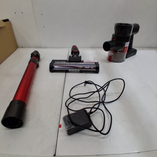 LJUREN CORDLESS DUAL SPEED STICK VACUUM WITH UP TO 40 MINUTE BATTERY LIFE AND ADDITIONAL HEADS - RED (MODEL: V12) image 2