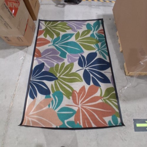 DEXI DIRT TRAP OUTSIDE ENTRANCE DOOR MAT - 4FTX6FT - MULTICOLOR image 2