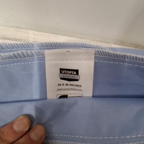 4PK UTOPIA BEDDING WATERPROOF, WASHABLE & ABSORBENT BEDDING UNDERPADS - 34" X 36" - BLUE (MODEL: UB1187) image 3