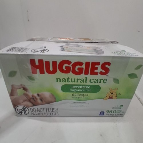6PK HUGGIES NATURAL CARE SENSITIVE UNSCENTED REFILLABLE BABY WIPES (1008 WIPES TOTAL) - WINNIE THE POOH image 3