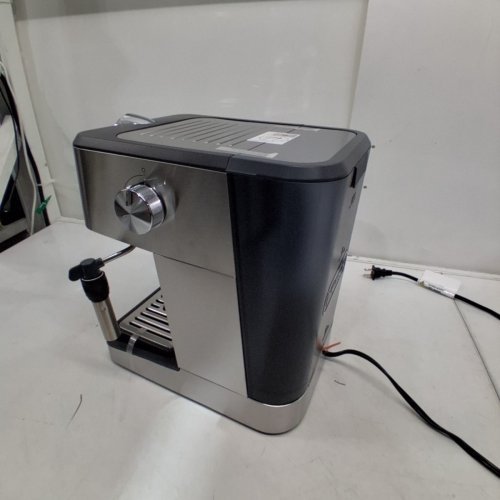 DELONGHI LINEA CLASSIC ESPRESSO MACHINE WITH MILK FROTHER - SILVER (MODEL: ‎EM450M) image 4