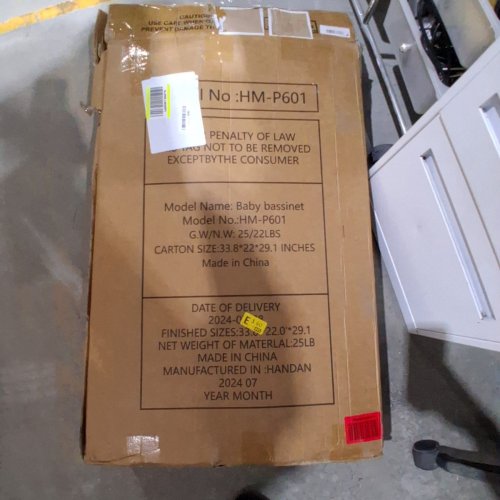 BABY 3 IN 1 BASSINET BEDSIDE WITH LOCKABLE WHEELS - BEIGE (MODEL: HM-P601) image 5