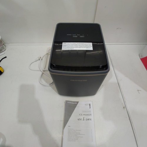 FRIGIDAIRE RETRO FREESTANDING BULLET SHAPED ICE MAKER - 26LBS - GREY (MODEL: EFIC513-GREY) image 3