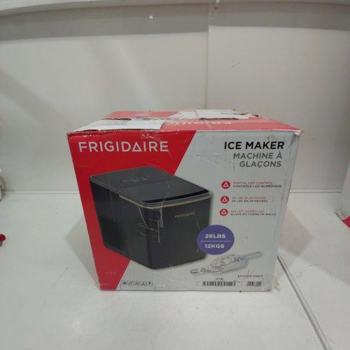FRIGIDAIRE RETRO FREESTANDING BULLET SHAPED ICE MAKER - 26LBS - GREY (MODEL: EFIC513-GREY) image 5
