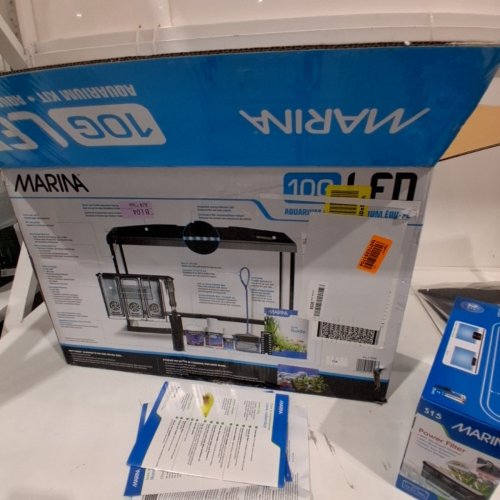 MARINA 10 GALLON LED AQUARIUM KIT - CLEAR (MODEL: 15256) image 7