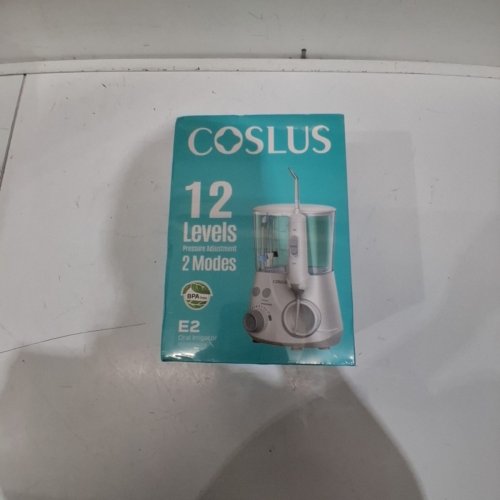COSLUS WATER TOOTH FLOSSERS 12 PRESSURE SETTING FOR KIDS, ADULTS AND SENIORS - WHITE - (MODEL:E2) image 2