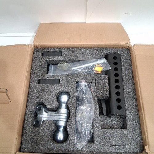 ADJUSTABLE BALL MOUNT HITCH - 2.5" RECEIVER - 22000 LBS CAP - BLACK (MODEL: TK-2.5" - DROP6") image 3