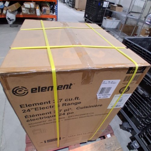 ELEMENT SLIDE-IN COIL STOVE RANGE WITH 4 BURNERS - 24" - 3.7 CU. FT - STAINLESS STEEL / BLACK (MODEL:EECR24MES-CA) image 5
