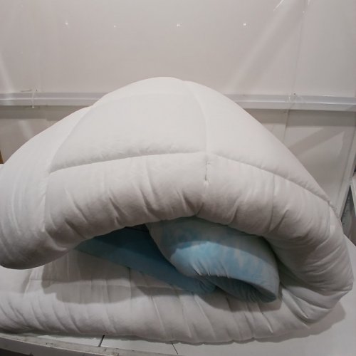 MEMORY FOAM MATTRESS TOPPER WITH COVER - 2" - KING - WHITE image 2
