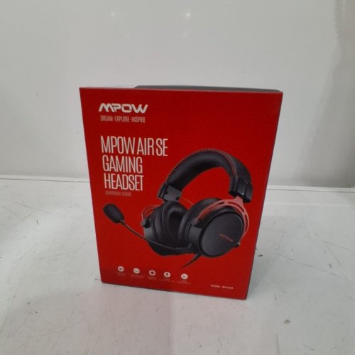 MPOW AIR SE GAMING HEADSET WIRED - RED & BLACK (BH439A) image 3