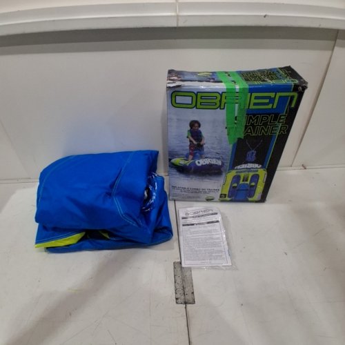 OBRIEN INFLATABLE COMBO WATER SKI TRAINER - 85LBS MAX - BLUE/GREEN (MODEL: 2211154) image 2