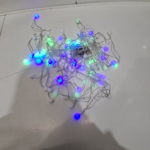 LED SLOW FADE STRING LIGHT BALLS - 25FT - MULTICOLOUR image 3
