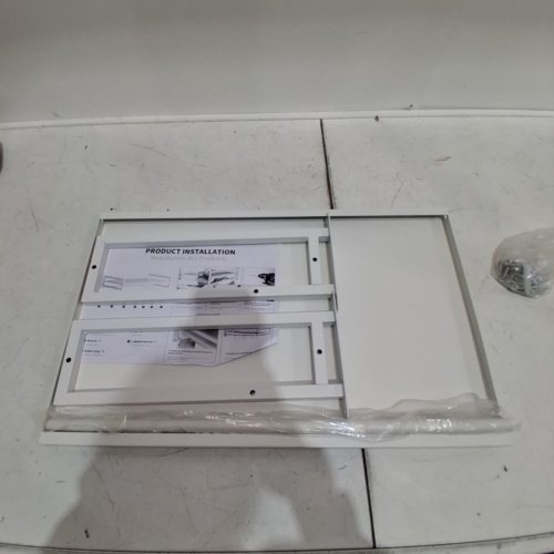 ABCOOL WALL MOUNT KITCHEN ELECTRIC MICROWAVE OVEN HOLDER RACK 24" - WHITE image 2