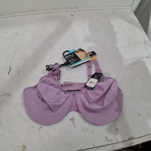 WOMEN'S BALI SMOOTH SILHOUETTE UNDERWIRE BRA - 40DD - LAVENDER (STYLE: B3385X) image 2