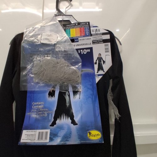 BOYS PARTYHOLIC ZOMBIE REAPER COSTUME - OSFM - BLACK image 3