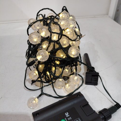 LQWELL SOLAR CRYSTAL BALL LED STRING FAIRY LIGHTS - 55.28FT WITH 8 DIFFERENT SETTINGS image 3