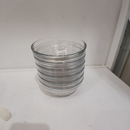 6PK DURALEX MADE IN FRANCE LYS STACKABLE GLASS BOWLS, 3.5", CLEAR image 2