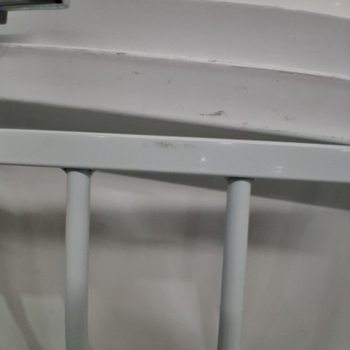 REGALO WIDESPAN WALK-THROUGH METAL BABY GATE - 30" - WHITE image 4