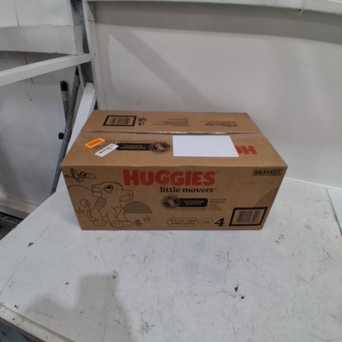 6 (25PK) HUGGIES LITTLE MOVERS DIAPERS - SIZE 4 - WHITE (TOTAL 150) image 2
