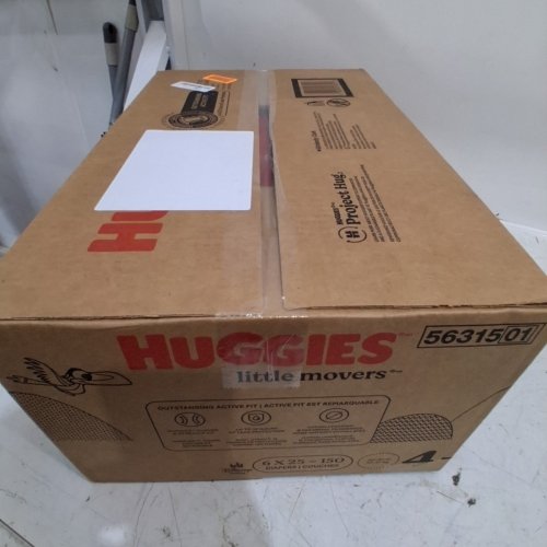 6 (25PK) HUGGIES LITTLE MOVERS DIAPERS - SIZE 4 - WHITE (TOTAL 150) image 3
