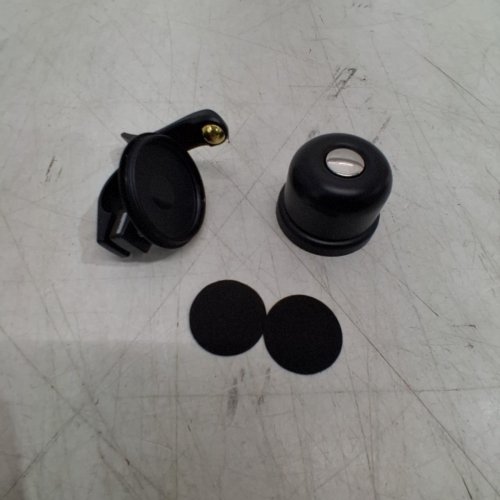 BICYCLE BELL WITH AIRTAG HIDDEN SLOT - BLACK image 2