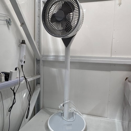 WOOZOO BY IRIS 360°PEDESTAL FAN WITH REMOTE- WHITE/GREY (MODEL: STF-360DC) image 3