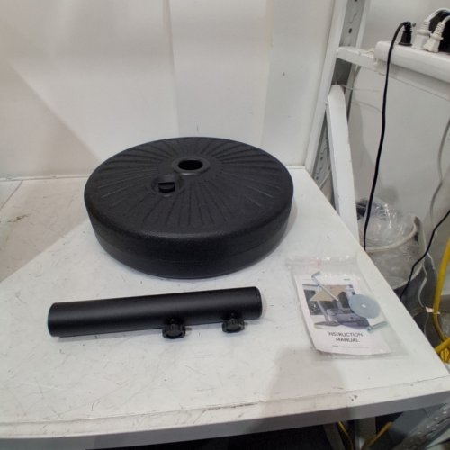 JEARY WATER FILLED PATIO UMBRELLA STAND - 81.5LBS MAX - BLACK (MODEL: A091-004-001-044) image 2