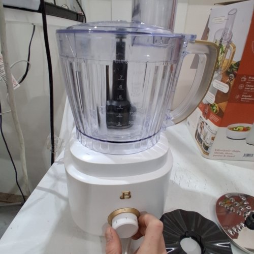 BEAUTIFUL BY DREW BARRYMORE FOOD PROCESSOR - 10 CUP- 120 V, 500W - WHITE image 2