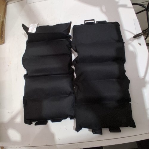 2PK ADJUSTABLE ANKLE WEIGHTS - 20LBS - BLACK image 2