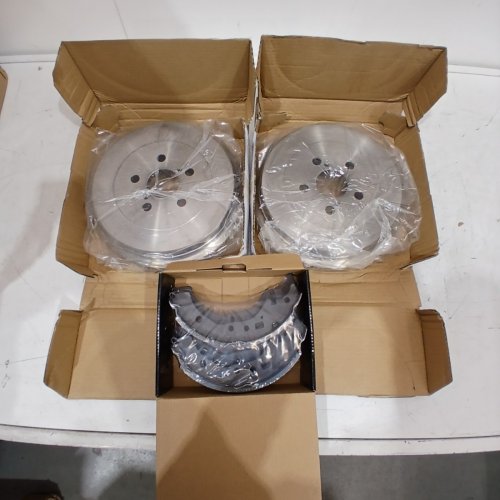 6PC CMX REAR BRAKE DRUM ROTOR/TOP QUALITY BRAKE SHOE REPLACEMENT KIT - FOR 2009-2019 TOYOTA COROLLA (MODEL: 8-9788 / NB-945B) image 2