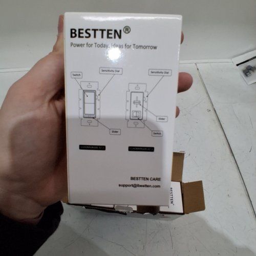 5PK BESTTEN DIMMER WALL LIGHT SWITCH - WHITE image 2