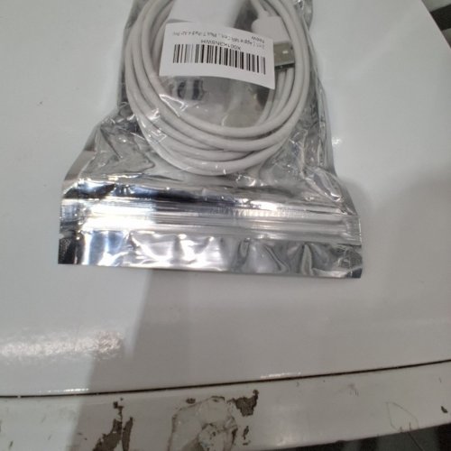 LIGHTNING CABLE WITH DUAL USB PORT BLOCK - 10FT - WHITE image 3