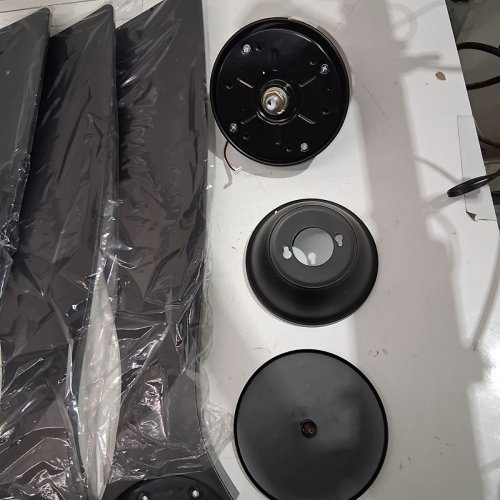 BVENUBIGLITE CEILING FAN WITHOUT LIGHT WITH 3 BLADE - 52" - BLACK image 4