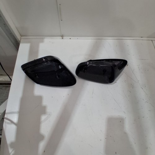 2PC SUNCOAST PARTS CARBON FIBER UPPER MIRROR HOUSINGS FOR 2020 TO 2026 PORSCHE 911 MODELS - BLACK image 4