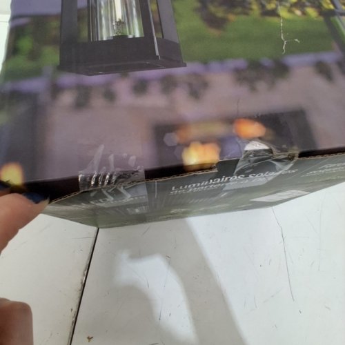 4PK GTX NATURALLY SOLAR POWERED 25LM PATHWAY LIGHTS - 4"X4"X23"- BLACK (MODEL: 1937955) image 3