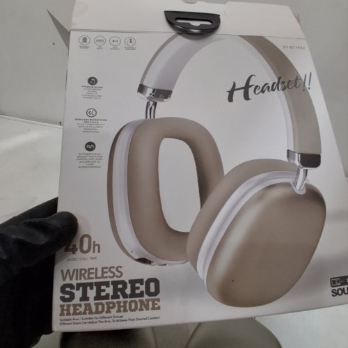 WIRELESS STEREO BLUETOOTH HEADPHONES - 40 HOURS - GOLD (MODEL : SY-BT1632) image 5