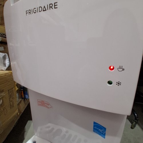 FRIGIDAIRE TOP-LOAD HOT & COLD WATER COOLER/DISPENSER - FITS 3-5 GALLON BOTTLES - WHITE (MODEL: EFWC498) image 2