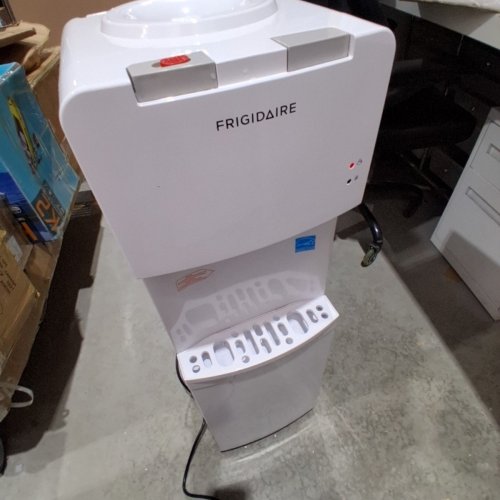 FRIGIDAIRE TOP-LOAD HOT & COLD WATER COOLER/DISPENSER - FITS 3-5 GALLON BOTTLES - WHITE (MODEL: EFWC498) image 3