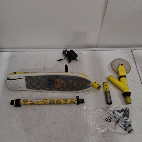 KID'S GYROOR ELECTRIC SCOOTER WITH LED LIGHTS - 5MPH - 110 LBS CAP - MINIONS YELLOW (MODEL: KS2) image 6