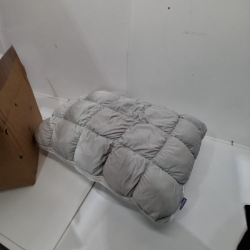 MELLOW STUFFED PUFF PILLOW - 20" X 26" REGULAR - GREY image 2