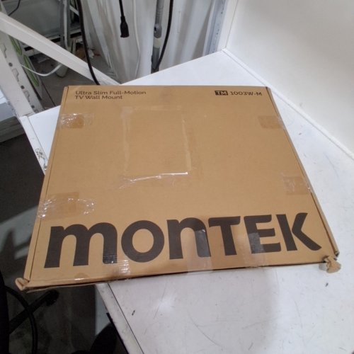 MONTEK ULTRA SLIM FULL MOTION TV WALL MOUNT - MAX 75" - BLACK (MODEL:1003W-M) image 4