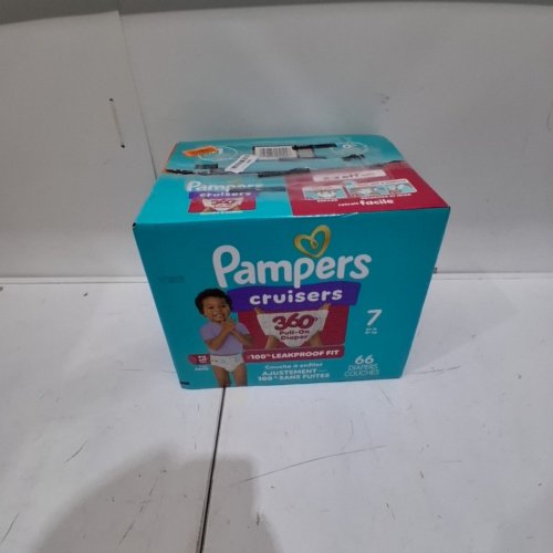 66PK PAMPERS CRUISERS 360° DIAPERS - SIZE 7 - MULTICOLOURED image 3