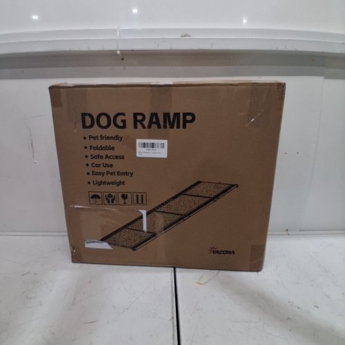 YACONA FOLDABLE DOG RAMP - 63"LX20"W - BLACK/GREY image 4