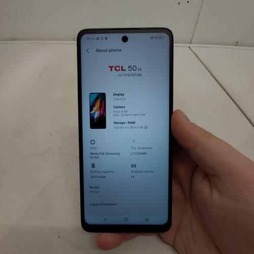 TCL 50 XE NXTPAPER 5G SMARTPHONE - 128GB STORAGE, 4GB RAM - BLUE (MODEL: T614J) image 6