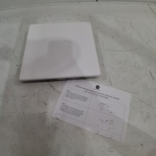 MORVAT ADJUSTABLE SPRING ACCESS PANEL FOR DRYWALL - 10" X 10" - WHITE image 2