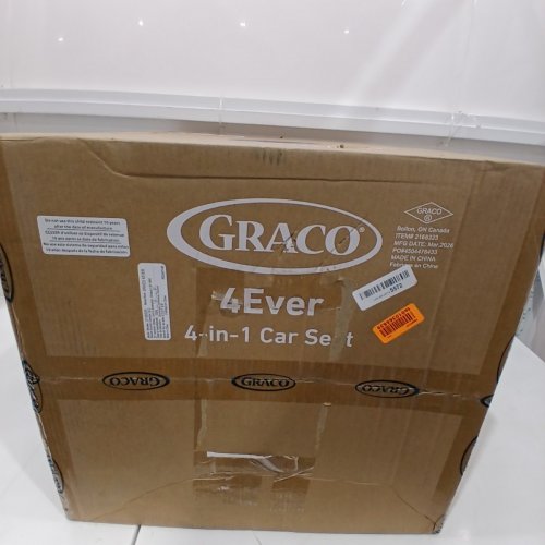 GRACO 4EVER 4-IN-1 CONVERTIBLE WASHABLE CAR SEAT - 4-120LBS MAX - BLACK (MODEL: 2168323) image 3